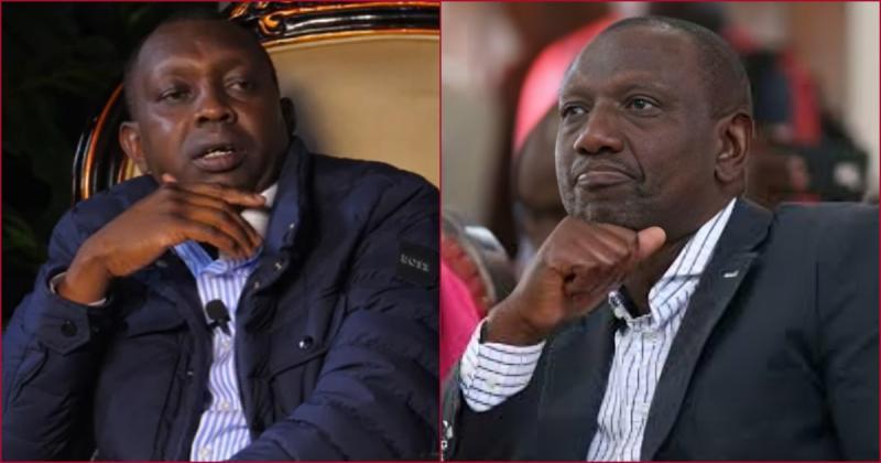 Kapseret MP Oscar Sudi (left) says President William Ruto is open to any outcome in the 2027 vote.
